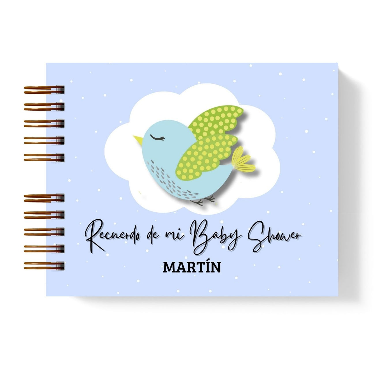 Libro de Recuerdos para Baby Shower Bird