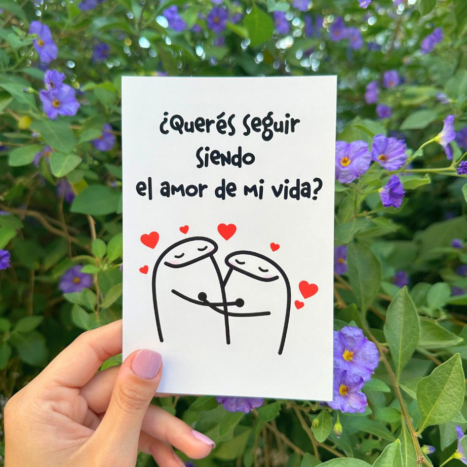 Postal ¿Quieres seguir siendo el amor de mi vida? – Tiendita Mujeres